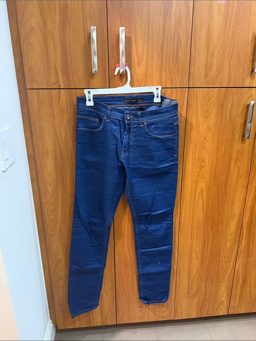 Zara Slim Fit Navy Blue Men's Jeans
